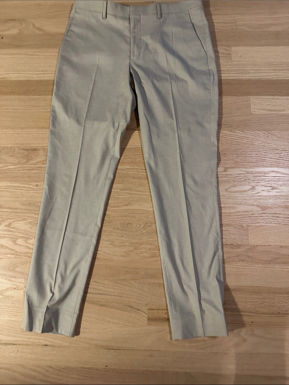 Express Men's Dress Pants in Light Tan super slim 33 x 32